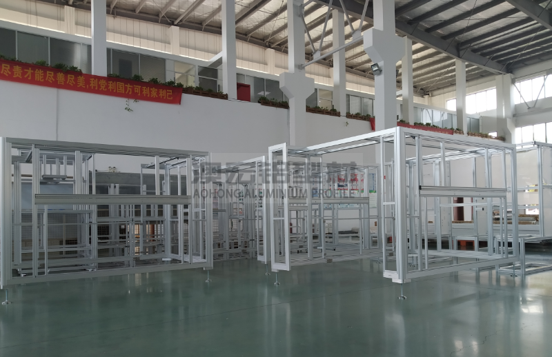 鋁型材自動化設(shè)備機(jī)架