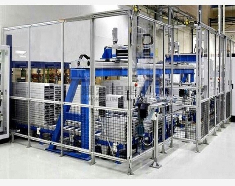 倉庫鋁型材圍欄